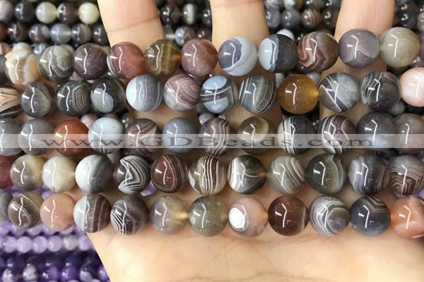 CAA4918 15.5 inches 10mm round Botswana agate beads wholesale