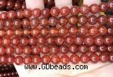 CAA4948 15.5 inches 8mm round red agate beads wholesale