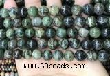 CAA4967 15.5 inches 10mm round green dendritic agate beads