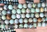 CAA4971 15.5 inches 10mm round agate gemstone beads wholesale