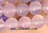 CAA5082 15.5 inches 8mm round purple agate beads wholesale