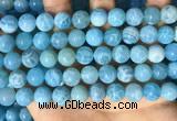 CAA5144 15.5 inches 10mm round dragon veins agate beads wholesale