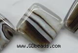 CAA525 15.5 inches 30*30mm diamond madagascar agate beads