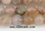 CAA5280 15.5 inches 6mm round sakura agate gemstone beads