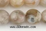 CAA5283 15.5 inches 12mm round sakura agate gemstone beads