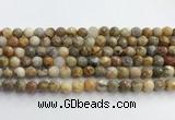 CAA5291 15.5 inches 6mm faceted round crazy lace agate beads wholesale