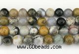 CAA5334 15.5 inches 12mm round ocean agate beads wholesale