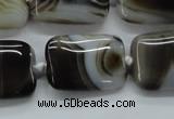 CAA535 15.5 inches 18*25mm rectangle madagascar agate beads