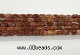 CAA5351 15.5 inches 10*14mm drum agate gemstone beads