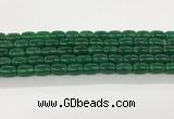 CAA5355 15.5 inches 10*14mm drum agate gemstone beads