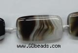 CAA536 15.5 inches 20*35mm rectangle madagascar agate beads