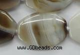 CAA538 15.5 inches 25*35mm octagonal madagascar agate beads