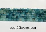 CAA5383 15.5 inches 6*7mm - 8*8mm nuggets agate gemstone beads