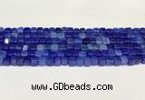 CAA5384 15.5 inches 6*7mm - 8*8mm nuggets agate gemstone beads