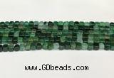 CAA5386 15.5 inches 6*7mm - 8*8mm nuggets agate gemstone beads