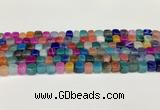 CAA5392 15.5 inches 6*7mm - 8*8mm nuggets agate gemstone beads