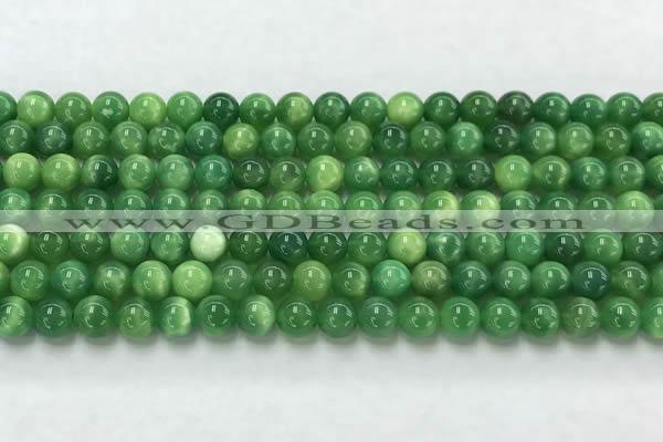 CAA5405 15.5 inches 6mm round peacock  serpntine gemstone  beads wholesale