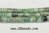 CAA5410 15.5 inches 15*15mm tube agate gemstone beads