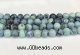 CAA5419 15.5 inches 12mm round agate gemstone beads