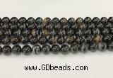 CAA5430 15.5 inches 12mm round agate gemstone beads