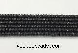 CAA5437 15.5 inches 6*8mm faceted rondelle agate gemstone beads