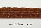 CAA5442 15.5 inches 6*8mm faceted rondelle agate gemstone beads