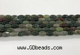 CAA5445 15.5 inches 8*12mm rice agate gemstone beads