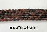 CAA5446 15.5 inches 8*12mm rice agate gemstone beads