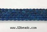 CAA5447 15.5 inches 8*12mm rice agate gemstone beads