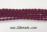 CAA5453 15.5 inches 8*12mm rice agate gemstone beads