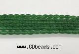 CAA5454 15.5 inches 8*12mm rice agate gemstone beads