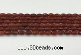 CAA5459 15.5 inches 8*12mm faceted rice agate beads