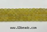 CAA5469 15.5 inches 8*12mm faceted rice agate beads