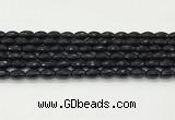 CAA5483 15.5 inches 8*12mm faceted rice agate beads