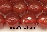 CAA5741 15 inches 8mm faceted round red agate beads