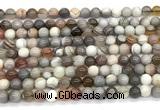 CAA6130 15 inches 4mm round Botswana agate beads wholesale