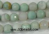 CAA715 15.5 inches 10mm faceted round fire crackle agate beads