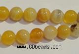 CAA90 15.5 inches 12mm round botswana agate gemstone beads