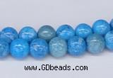 CAB221 15.5 inches 8mm round blue crazy lace agate beads