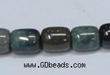 CAB393 15.5 inches 12*14mm column moss agate gemstone beads wholesale