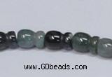 CAB426 15.5 inches 9*13mm vase-shaped moss agate gemstone beads