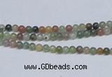 CAB429 15.5 inches 3mm round indian agate gemstone beads wholesale