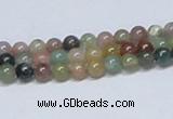 CAB431 15.5 inches 5mm round indian agate gemstone beads wholesale