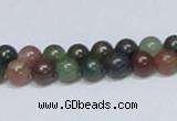 CAB432 15.5 inches 7mm round indian agate gemstone beads wholesale