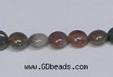 CAB448 15.5 inches 8mm flat round indian agate gemstone beads