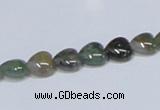 CAB452 15.5 inches 8*8mm heart indian agate gemstone beads