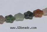 CAB459 15.5 inches 10*10mm star indian agate gemstone beads wholesale