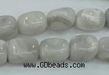 CAB903 15.5 inches 10*14mm nugget natural crazy agate beads wholesale