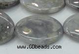 CAB928 15.5 inches 22*30mm oval natural purple agate beads wholesale