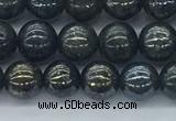 CAE121 15.5 inches 6mm round AB-color astrophyllite beads wholesale